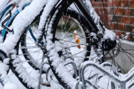 Fahrrad Schnee