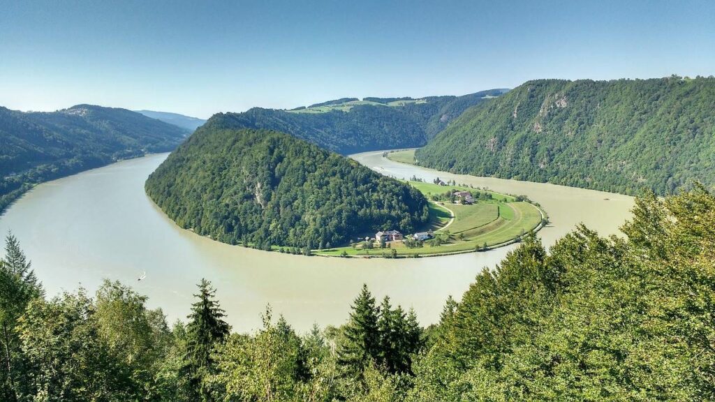 Schlögener Donauschlinge in Oberösterreich Radtour